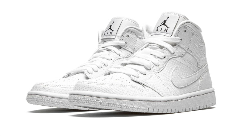 Air Jordan 1 Mid WMNS "White Snakeskin"