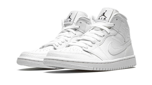 Air Jordan 1 Mid WMNS "White Snakeskin"