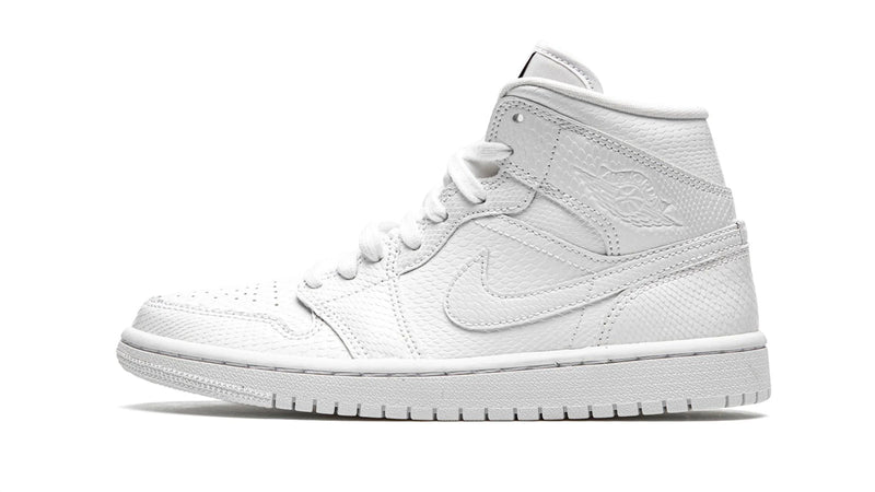 Air Jordan 1 Mid WMNS "White Snakeskin"